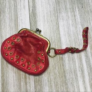 Marc Jacobs Red Leather Change Purse